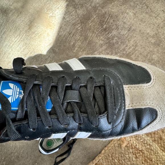 Adidas Samba: black & gray US 6.5 men’s (7.5 women’s) - Picture 6 of 7